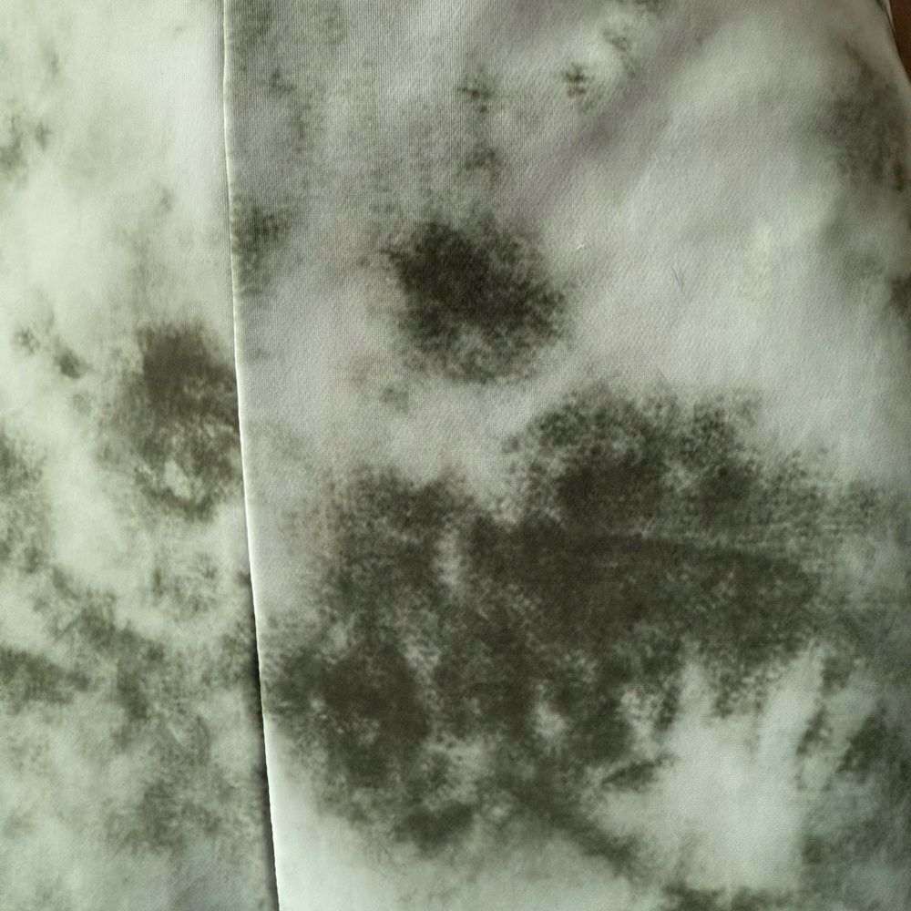 ZARA Stylish Green Tie-Dye Women's Pants medium - Picture 8 of 8